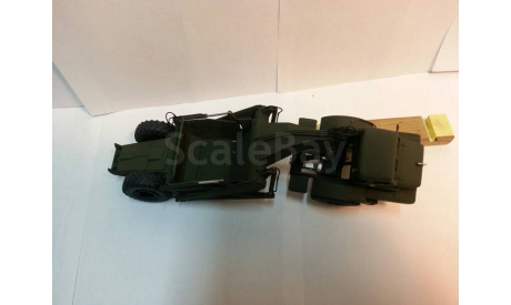 Маз 529е и Самоходный скрепер Д-375П в масштабе 1:43, масштабная модель, scale43