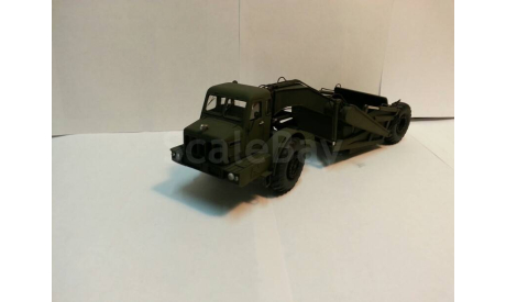 Маз 529е и Самоходный скрепер Д-375П в масштабе 1:43, масштабная модель, scale43