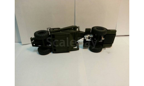 Маз 529е и Самоходный скрепер Д-375П в масштабе 1:43, масштабная модель, scale43