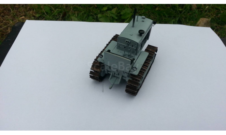 Трактор Сталинец С-65 серый в масштабе 1:43, масштабная модель, scale43