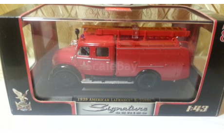 Magirus-Deutz Merkur TLF 16 1961 пожарная модель от производителя Signature Yat Ming Fire в масштабе 1:43, масштабная модель, 1/43