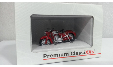 Мотоцикл Puch SG 250 (красный с ветровым стеклом) от производителя Premium ClassiXXs в 1:43 масштабе, масштабная модель мотоцикла, scale43