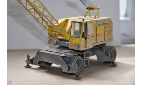 Кран КС-4361А пыльный в масштабе 1:43, масштабная модель, scale43