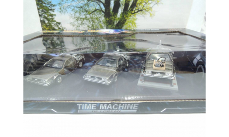 De Lorean DMC 12 Time Machine set Back to the Future Part 1-3 от производителя Vitesse, масштабная модель, scale43