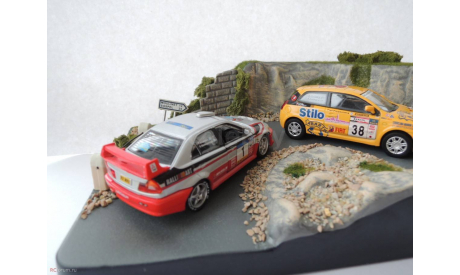 Diorama ’Rally’ от производителя iXO в 1:43 масштабе, масштабная модель, 1/43, DeAgostini Rally Car Collection (by IXO)