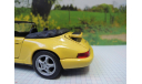 Porsche 911 Carrera 2 Cabrio от производителя Schabak в заявленном масштабе 1:43, масштабная модель, 1/43