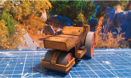 Дорожный каток ДУ-48Б в масштабе 1:43, масштабная модель, scale43