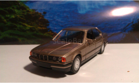 BMW 535i (E34) 4d sedan от производителя Schabak №1150 в масштабе 1:43, масштабная модель, scale43