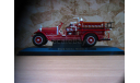 Stutz Model C 1924 пожарная модель от производителя Signature Yat Ming Fire в масштабе 1:43, масштабная модель, 1/43