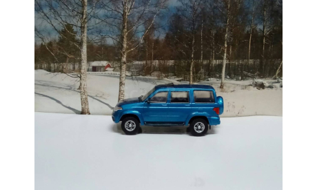УАЗ Патриот Новый кузов в масштабе 1:43, масштабная модель, scale43