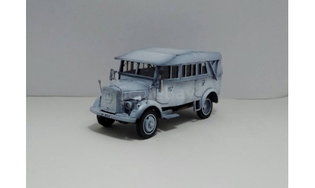 Mercedes L1500a зима в масштабе 1:43, масштабная модель, Mercedes-Benz, scale43