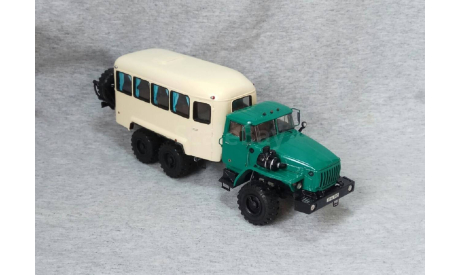 Вахтовый Автобус КАвЗ 4224 в масштабе 1:43, масштабная модель, scale43