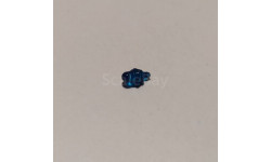 Маяк проблесковый , Мигалка синяя-прозрачная Тип 6 в масштабе 1:43
