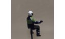 Фигурка мотоциклист полиция дпс в масштабе 1:43 из смолы, фигурка, scale43