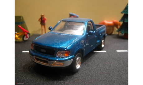 Ford F-150 Pick Up с прицепом, масштабная модель, 1:43, 1/43, Yat Ming/Road Signature