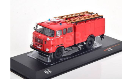 IFA W50L LF16 TS8 Fire brigade (пожарная) 1965 Red, масштабная модель, IXO, scale43