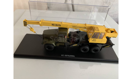 Краз 255Б автокран КС-3575 SSM, масштабная модель, scale43