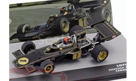 Lotus 72E #1 2nd Canada GP formula 1 1973 Emerson Fittipaldi, масштабная модель, Altaya, scale43