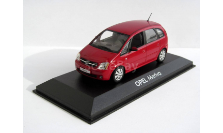 Opel Meriva 2003 красный Minichamps, масштабная модель, scale43