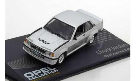 Opel Ascona B400 Chuck Jordan 1982 серебристый, масштабная модель, scale43