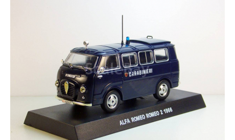 Alfa Romeo Romeo 2 Carabinieri 1966, масштабная модель, DeAgostini (Carabinieri - Полиция Италии), 1:43, 1/43