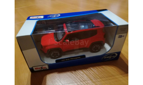 JEEP RENEGADE 2017   1:24 welly, масштабная модель, scale24