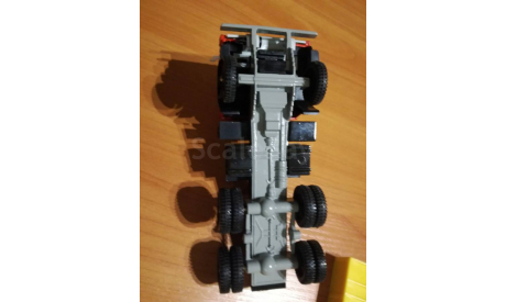 КАМАЗ-5410 с полуприцепом тент СССР, масштабная модель, 1:43, 1/43