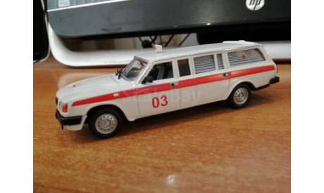ГАЗ-310221 СКОРАЯ МЕДИЦИНСКАЯ ПОМОЩЬ, масштабная модель, scale43
