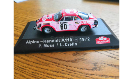 Alpine Renault A110 sport, масштабная модель, Atlas, scale43