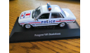 Peugeot 505 Police, масштабная модель, scale43