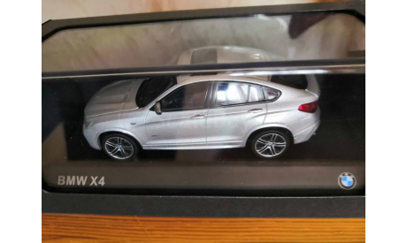 BMW X4 (F26) silver, масштабная модель, scale43