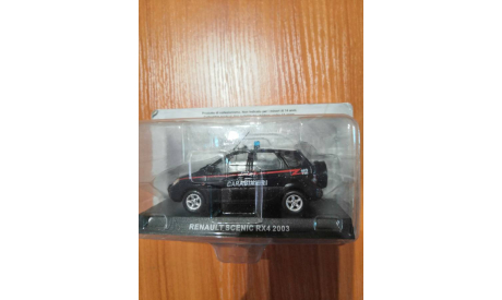 Renault Scenic RX4 2003 carabiner, масштабная модель, DeAgostini (Carabinieri - Полиция Италии), scale43