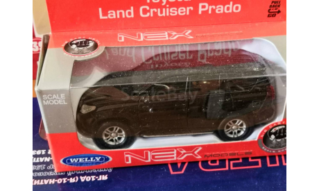Toyota Land Cruiser Prado welly black, масштабная модель, scale43