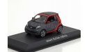 Smart fortwo cabrio 2014 graphit red norev mercedes, масштабная модель, scale43