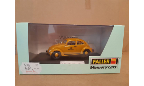 Faller Volkswagen Kaefer/Kafer Deutsche Bundespost 1962, VW Beetle, 1/43, масштабная модель, scale43