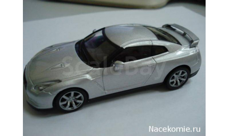 Суперкары №18 Nissan GT-R, масштабная модель, scale43
