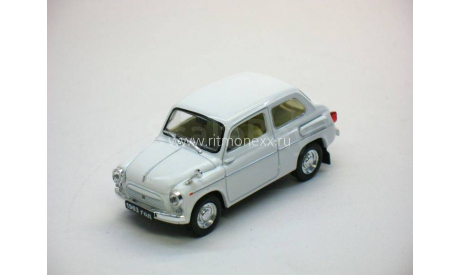 ЗАЗ-965Э «Ялта», 1963 г. (белый) нап, масштабная модель, Наш Автопром, scale43