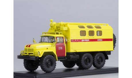 ЗИЛ-131 кунг аварийная служба, масштабная модель, scale43