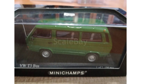 Фольксваген VW Volkswagen T3 BUS  Minichamps, масштабная модель, scale43