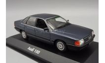 AUDI 100 C3 Minichamps 1:43 Blue, масштабная модель, scale43