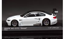 BMW M3 GT2 E92 Street version 1:43 Minichamps Limited edition, масштабная модель, 1/43