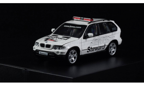 BMW X5 E53 Steward Moto GP 1:43 Minichamps Капот открывается!, масштабная модель, scale43