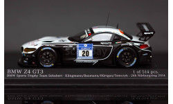 BMW Z4 GT3 E89 Evolution 1:43 Minichamps