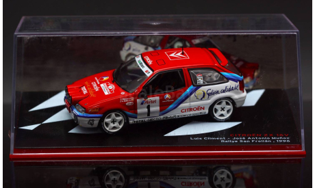 Citroen ZX WRC Rally 1996 год c фарами на капоте 1:43, масштабная модель, Altaya Rally, scale43, Citroën