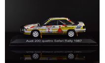 AUDI 200 Quattro 100 B3 Safari Rally 1987 год 1:43 Walther Roerhl, масштабная модель, Norev, scale43