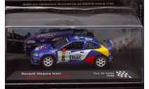 Renault Megane Maxi Rally WRC 1:43 Рено, масштабная модель, Altaya Rally, scale43