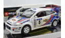 Ford Focus Martini Racing WRC Valvoline 1:18 Двери и капот открываются, масштабная модель, BBurago, scale18