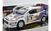 Ford Focus Martini Racing WRC Valvoline 1:18 Двери и капот открываются, масштабная модель, BBurago, 1/18