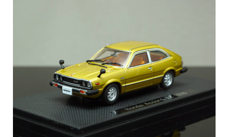 HONDA Accord Coupe EX 1976 год I generation 1:43 Bronze Honda Dealer, масштабная модель, Ebbro, 1/43