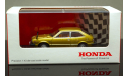 HONDA Accord Coupe EX 1976 год I generation 1:43 Bronze Honda Dealer, масштабная модель, Ebbro, 1/43